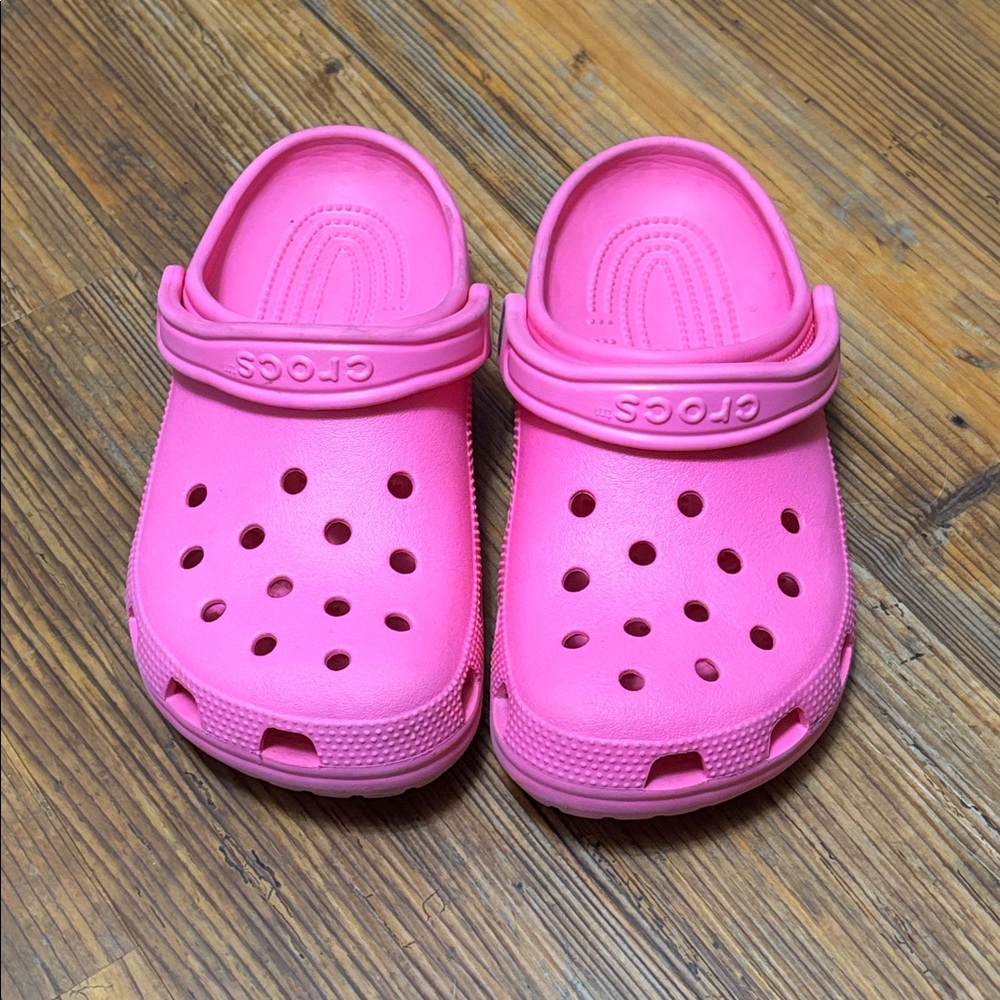 Pink Crocs Ladies Size 7